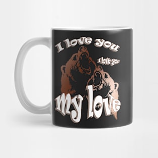 Happy Valentine's day -Bears in love Mug